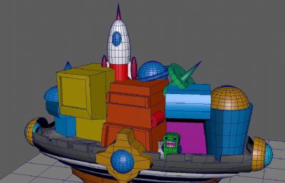 太空堡垒maya模型
