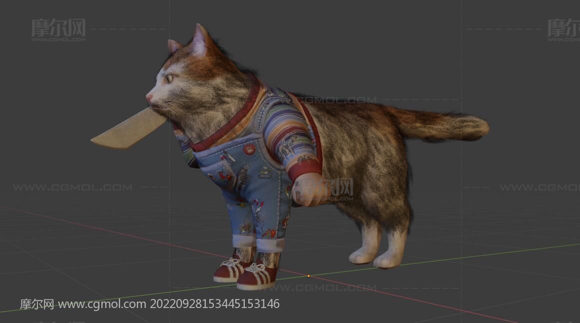 猫人杀手3D模型