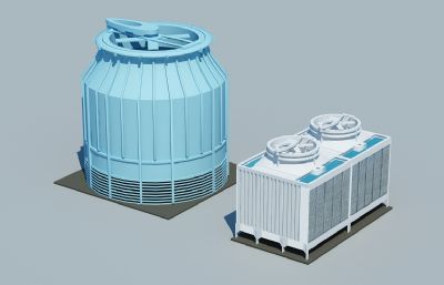 冷却塔3D模型