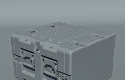 运输箱,装备箱FBX模型素模