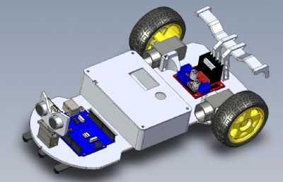 可编程玩具小车3D数模