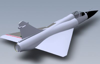 幻影III战斗机简易模型