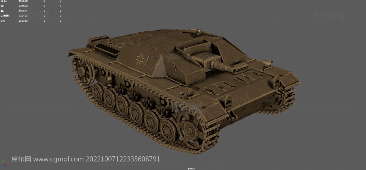 二战坦克,德国坦克,装甲车3dmaya模型