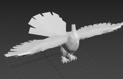 7款不同毛发,不同品种的鹦鹉3D模型,FBX格式
