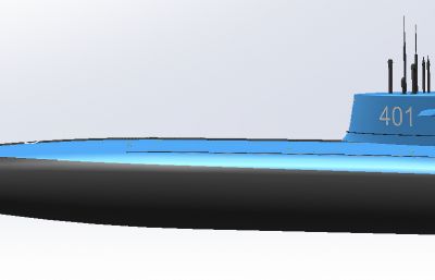 091核潜艇stl模型