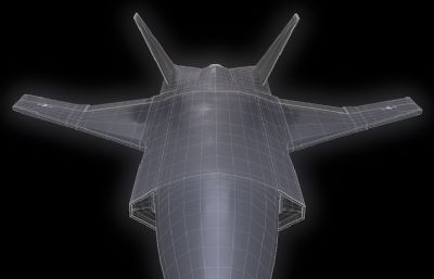 MQ-28A忠诚僚机(美)3D模型,OBJ格式