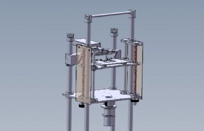 磁性骨架自动上料机3D模型