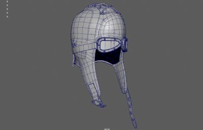 飞行员帽子,二战防风镜,飞行员护目镜3dmaya模型