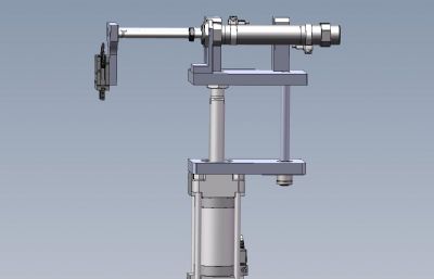 液压气缸机械手3D模型
