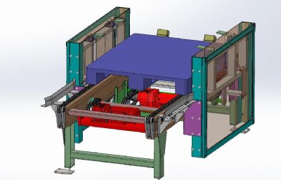 栈板,托板堆叠机3D数模