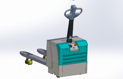 小型电动搬运车3D模型图纸 Solidworks设计