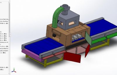 紫外线固化机3D模型