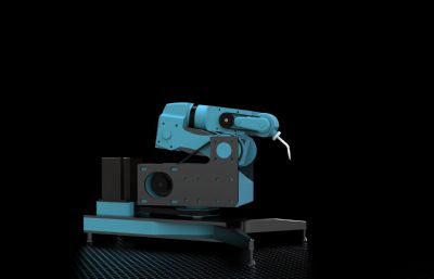 自由度机械臂3D数模