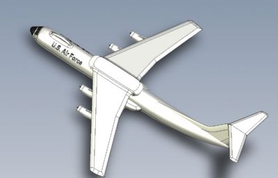 美国C-141运输机,Starlifter战略运输机3D模型