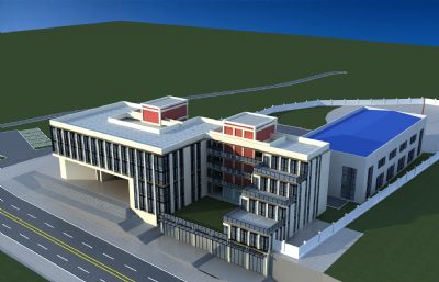 天然气公司办公楼3D模型
