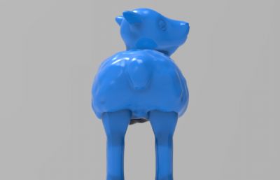 小羊3D打印模型