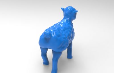 小羊3D打印模型