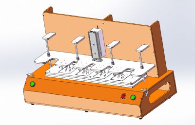 顶针测试架3D数模