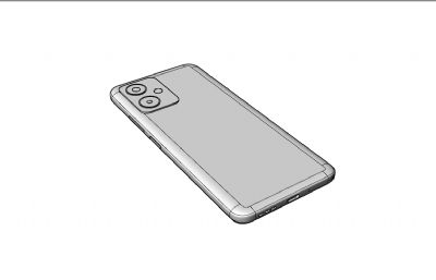 红米Note12手机3D模型
