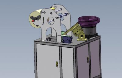 凸焊机送料,工装治具工作台3D数模图纸