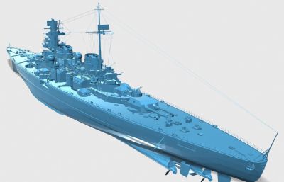 O级战列巡洋舰stl模型