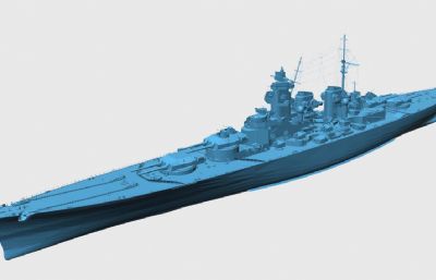 457战列舰stl模型