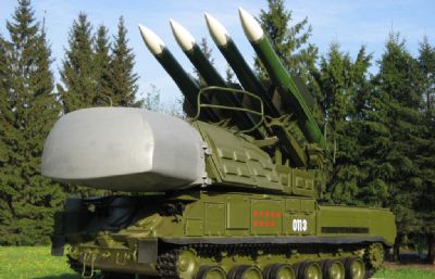 俄9K37防空导弹系统3D数模图纸