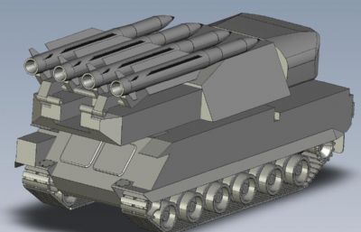 俄9K37防空导弹系统3D数模图纸