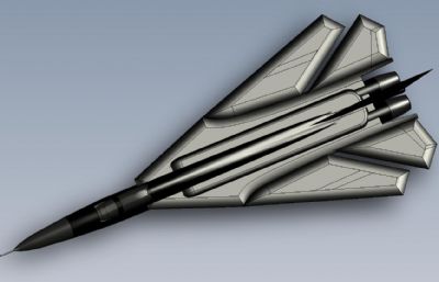 F-111A后掠翼战斗轰炸机3D模型