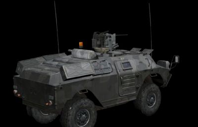 usm5027步战车,装甲车OBJ模型