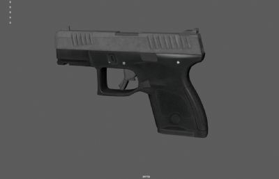 CZ P-10手枪游戏道具3dmaya模型