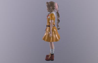 最终幻想花篮少女爱丽丝3D模型