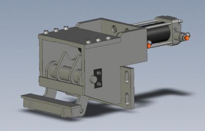 d40mm气动制动器3D数模模型