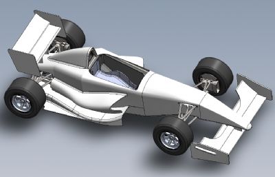 方程式赛车3D模型