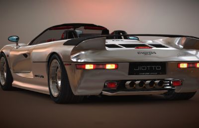 Jiotto Caspita Roadster 1989跑车OBJ模型