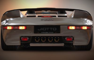 Jiotto Caspita Roadster 1989跑车OBJ模型