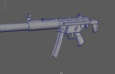 MP5SD冲锋枪,塌陷文件