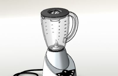 榨汁机装配图模型,SLDASM格式