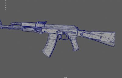 AK74突击步枪游戏道具