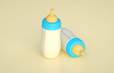 奶嘴瓶 小孩奶瓶C4D模型