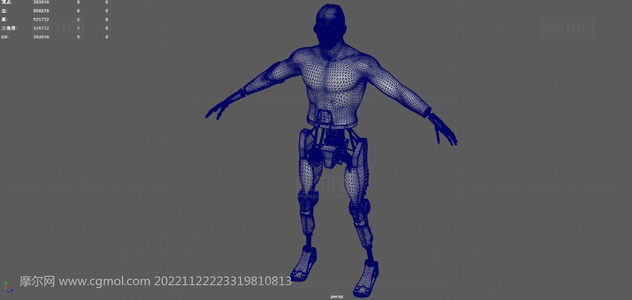 改造人 科幻机器人 机械士兵3D模型