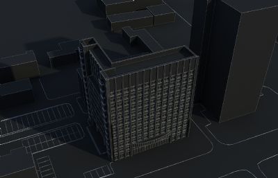 办公楼 人事大楼3D模型