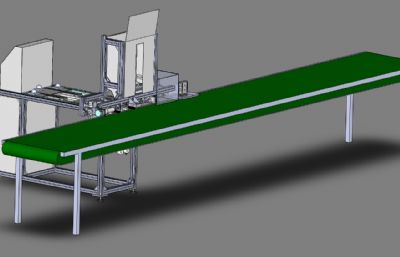 电子元件组装机+输送装置3D模型