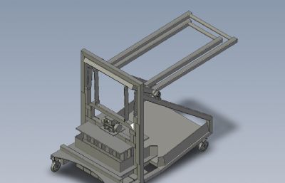小型制砖机3D模型