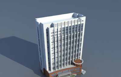 酒店办公楼 现代办公楼3D模型