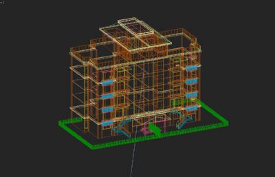 花园洋房 低层住宅小区3D模型