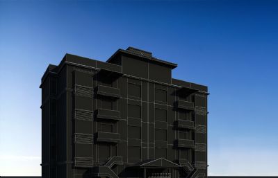 花园洋房 低层住宅小区3D模型
