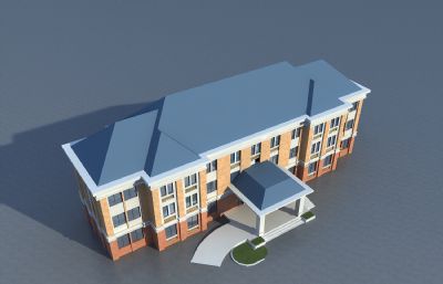 酒店 办公楼 福利院3D模型