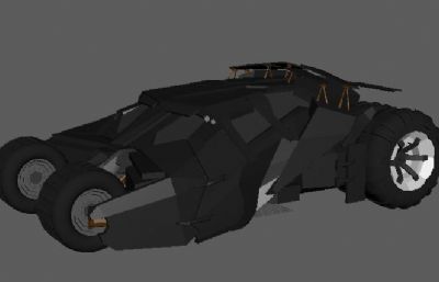 蝙蝠侠战车maya模型