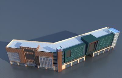 商场,购物广场大楼设计3D模型